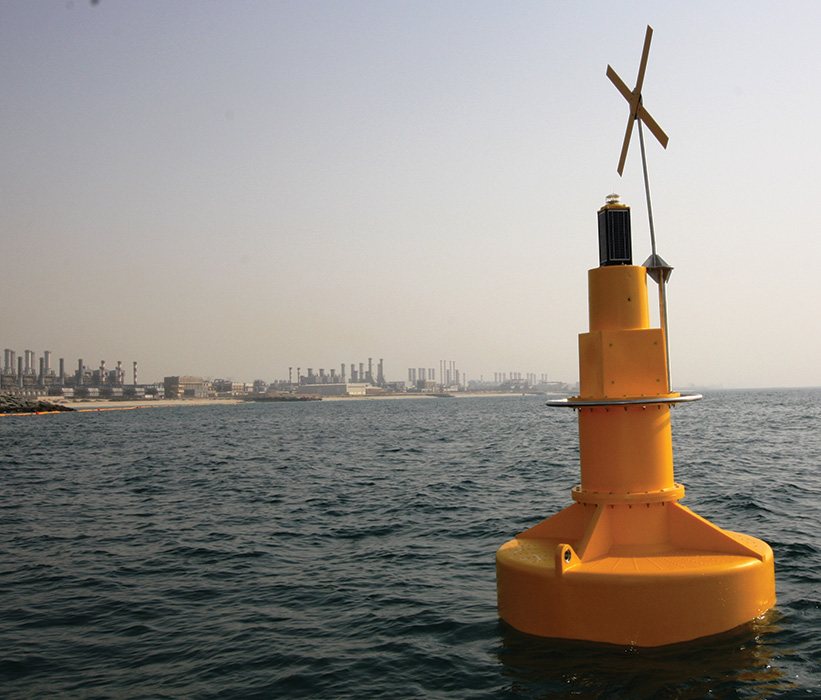 Linterna solar marina de 3 a 5 millas náuticas (serie SL-C310) - Image 2